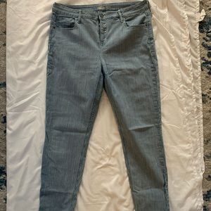 Pinstripe Jeans